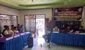 PLENO : Tampak peserta pleno terbuka rekapitulasi Daftar Pemilih Hasil Pemutahiran (DPHP) untuk pemilihan umum 2024.